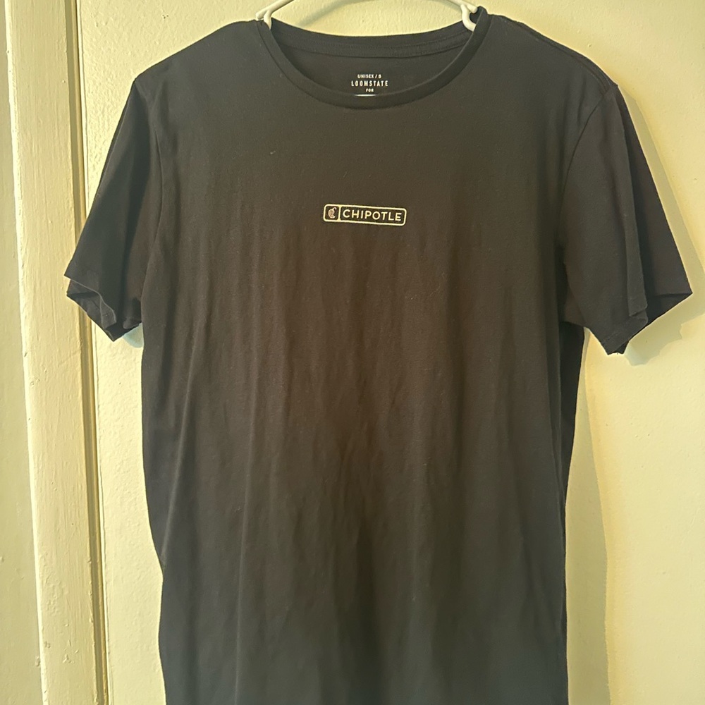 Chipotle Keeping It Real Black Short Sleeve T Shirt